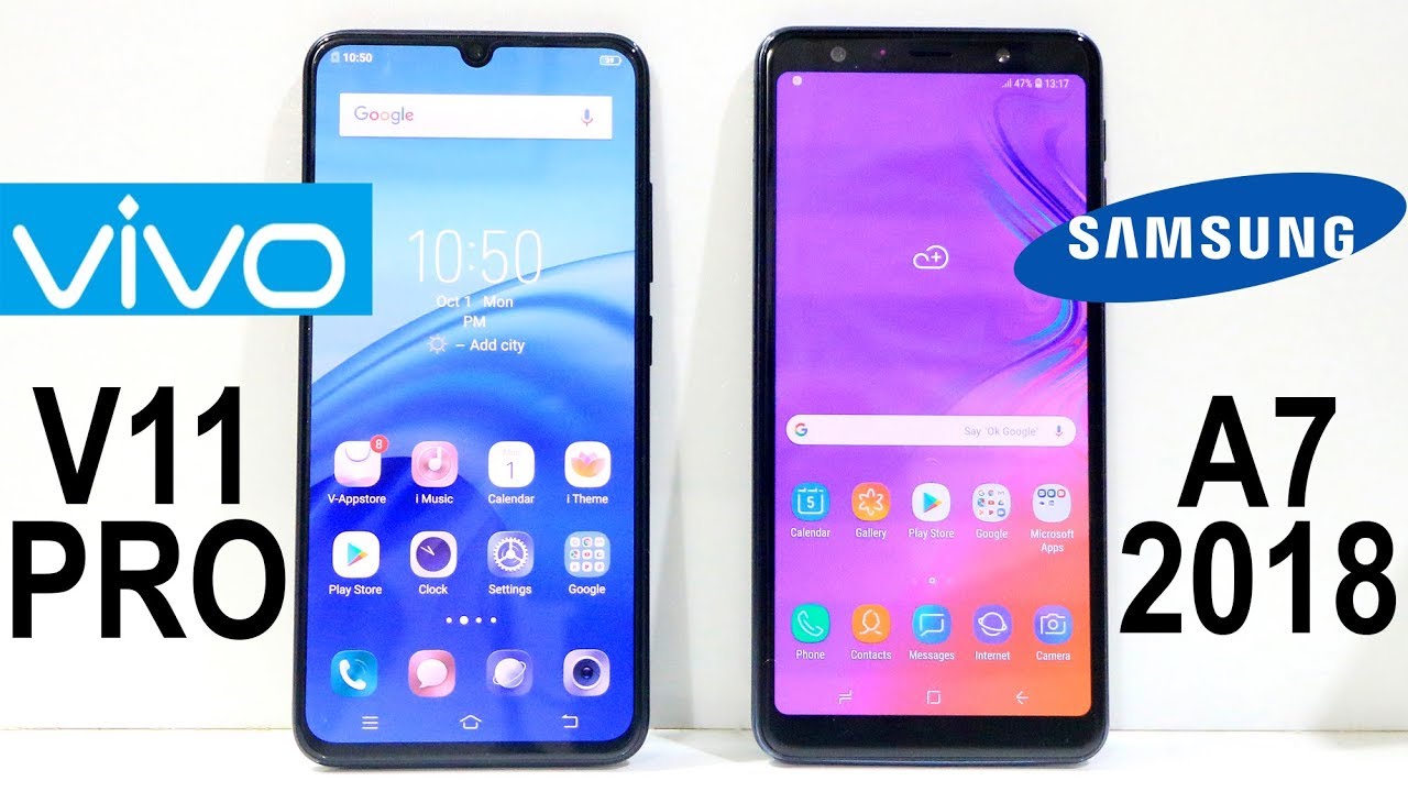 Samsung Galaxy A7 (2018) VS Vivo V11 Pro Speed Test