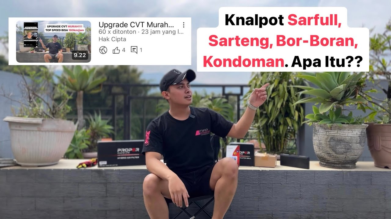 Perbedaan Jenis Saringan Knalpot: Sarfull, Sarteng, Bor Boran, & Kondoman