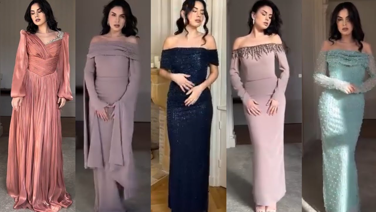 Elegance at its finest ❤️Sleek, sophisticated design, Soft party Dresses that will mesmerize you.