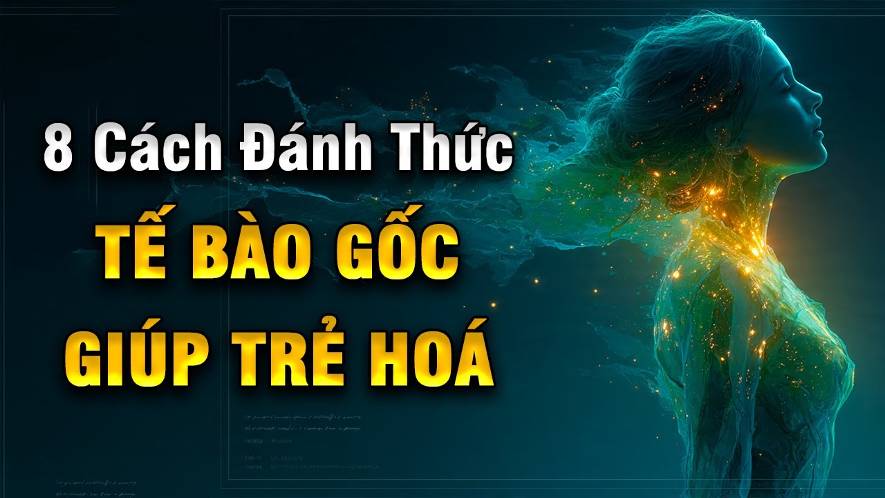 8 Cách “ĐÁNH THỨC” Tế Bào Gốc Tại Nhà – Trẻ Lại Mười Tuổi Không Cần Thuốc | Khoẻ Đẹp Tự Nhiên