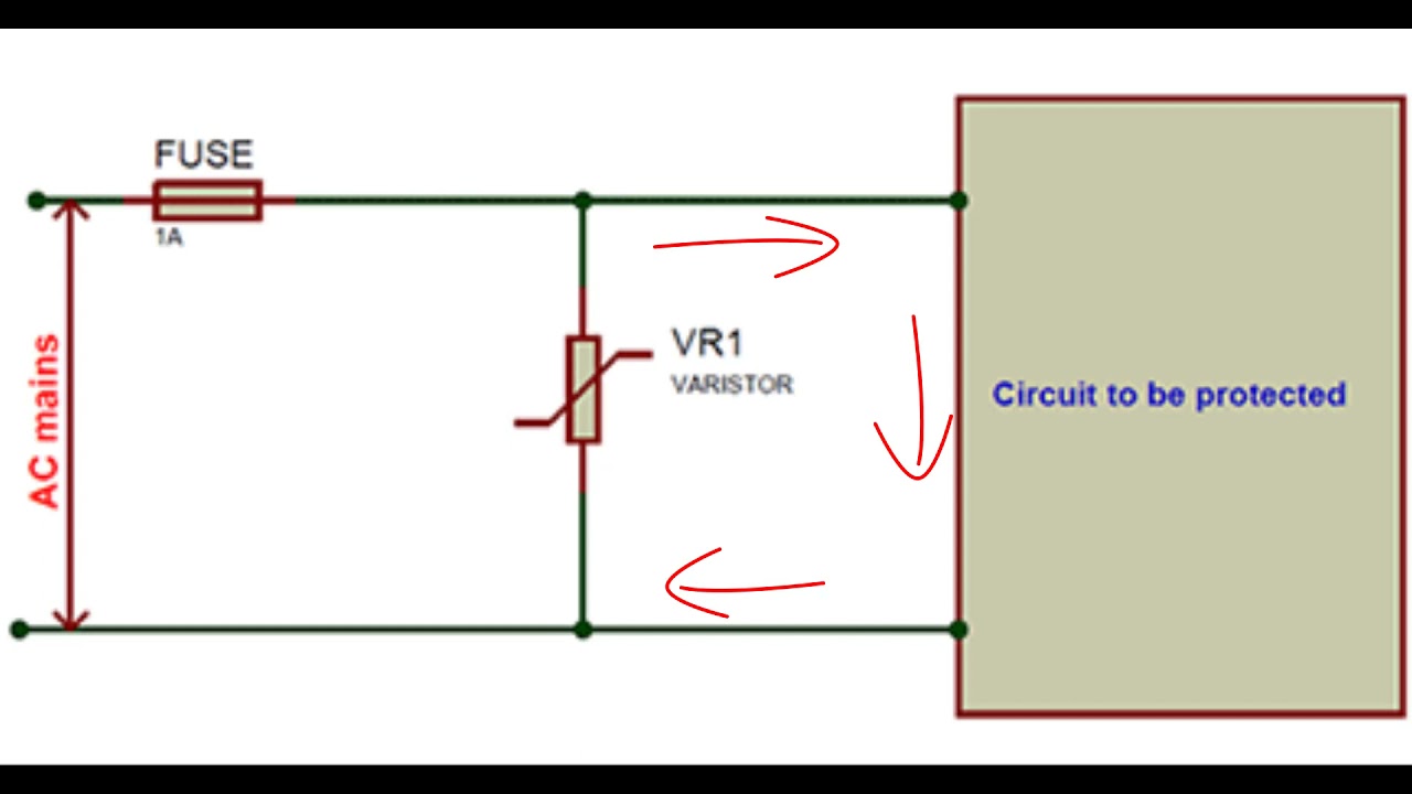 HOW TO PROTECT OUR CIRCUIT FROM HIGH VOLTAGE SPIKES || METAL OXIDE VARISTOR(MOV) AND FUSE