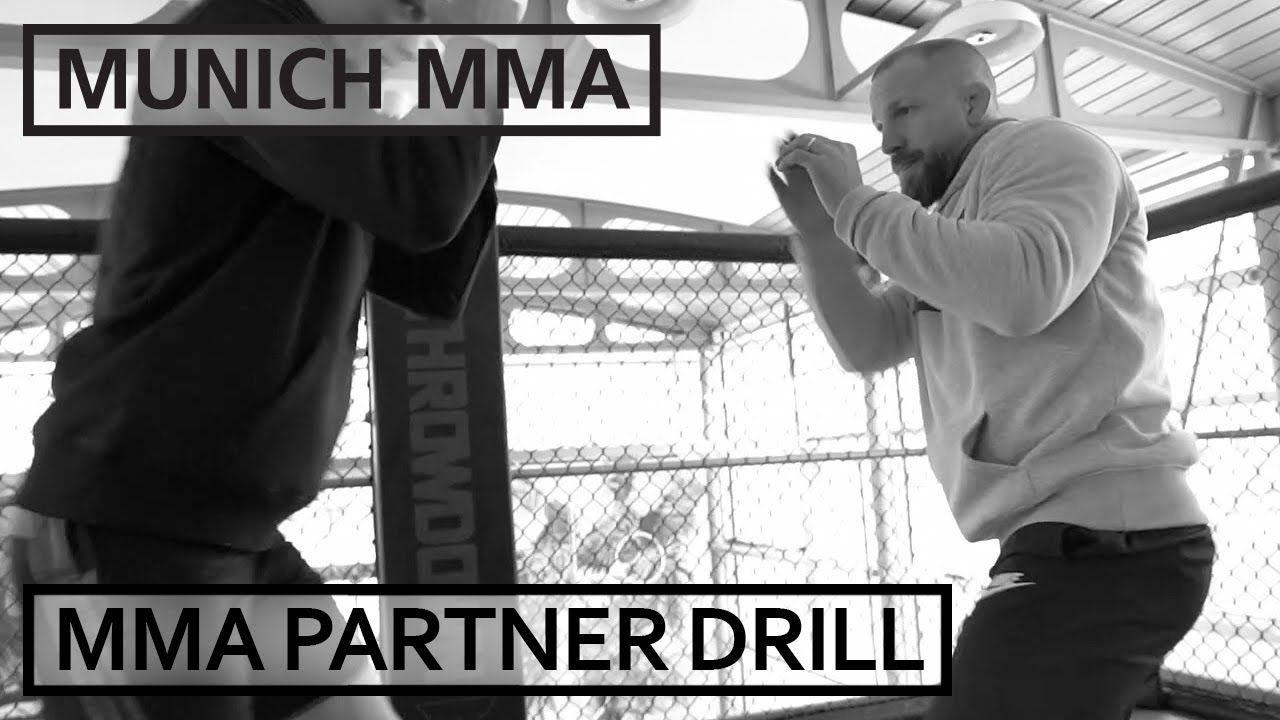 Offensiver MMA Takedown Eingang als Partnerübung - Takedown Vorbereitung mit Schlagkombination
