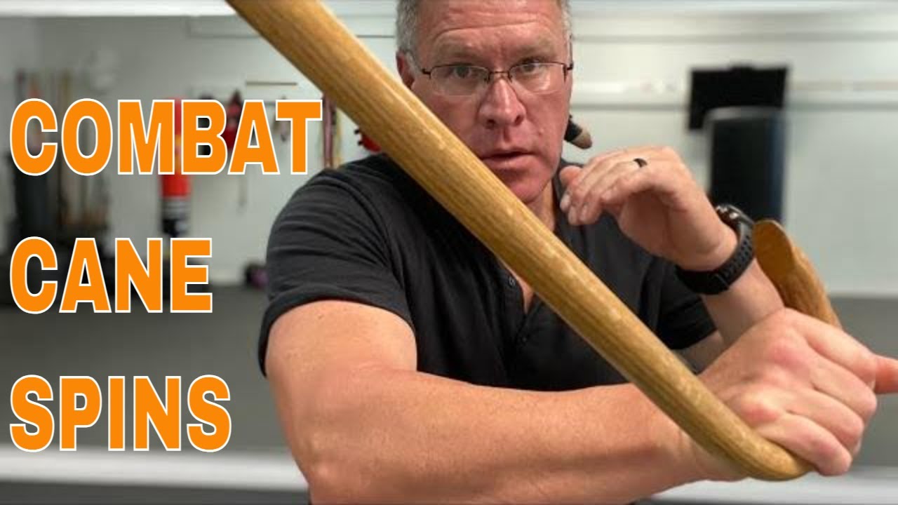 Walking Cane Self Defense: Spins And Strikes