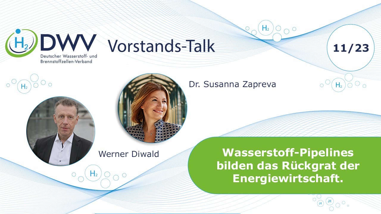 DWV-Vorstands-Talk 10/23 mit Dr. Zapreva Nationaler Wasserstoffrat und Vorstandsvorsitzende enercity