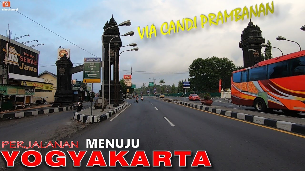 Perjalanan menuju ke Jogja dari Klaten via Prambanan 30 menit MAKNYUSSS