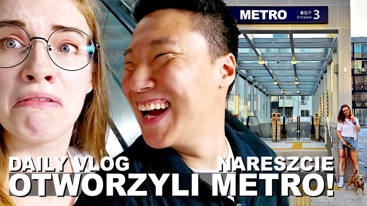 Tyle lat czekania! OTWARCIE METRA W MOJEJ OKOLICY W KOREI, zwiedzamy stację z Taejinem || DAILY VLOG