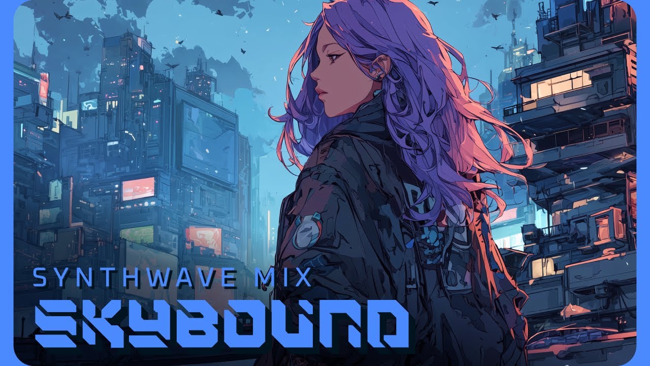 SKYBOUND | Nostalgic Synthwave Retrowave Mix for Focus & Flow
