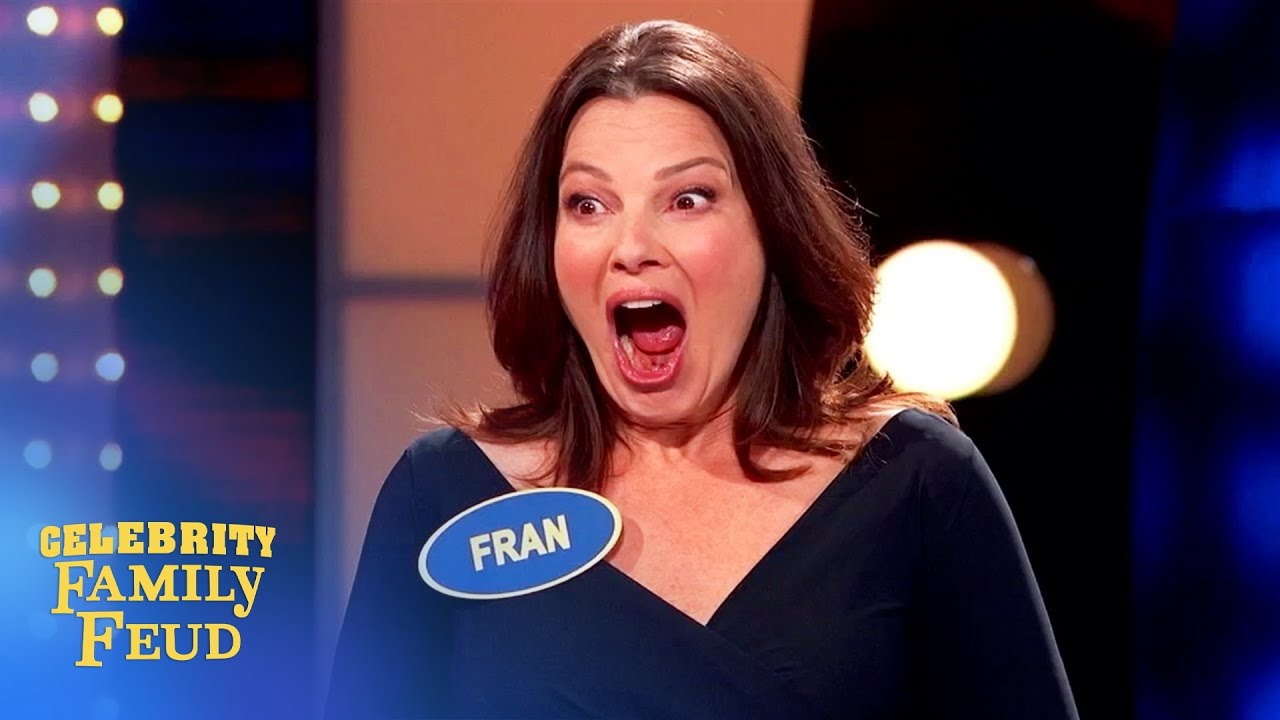 Can Fran Drescher and team come from behind on Celebrity Family Feud?
