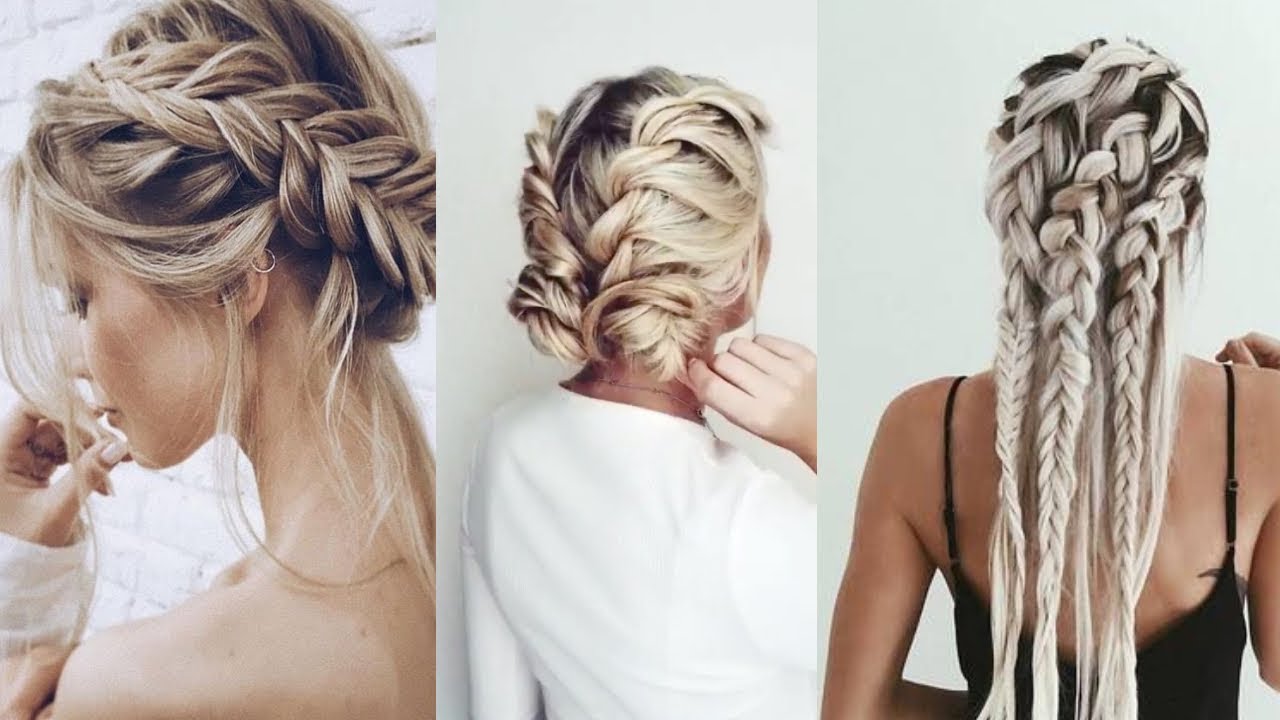 PEINADOS CON TRENZAS 💕 FÁCILES Y RAPIDOS 😱