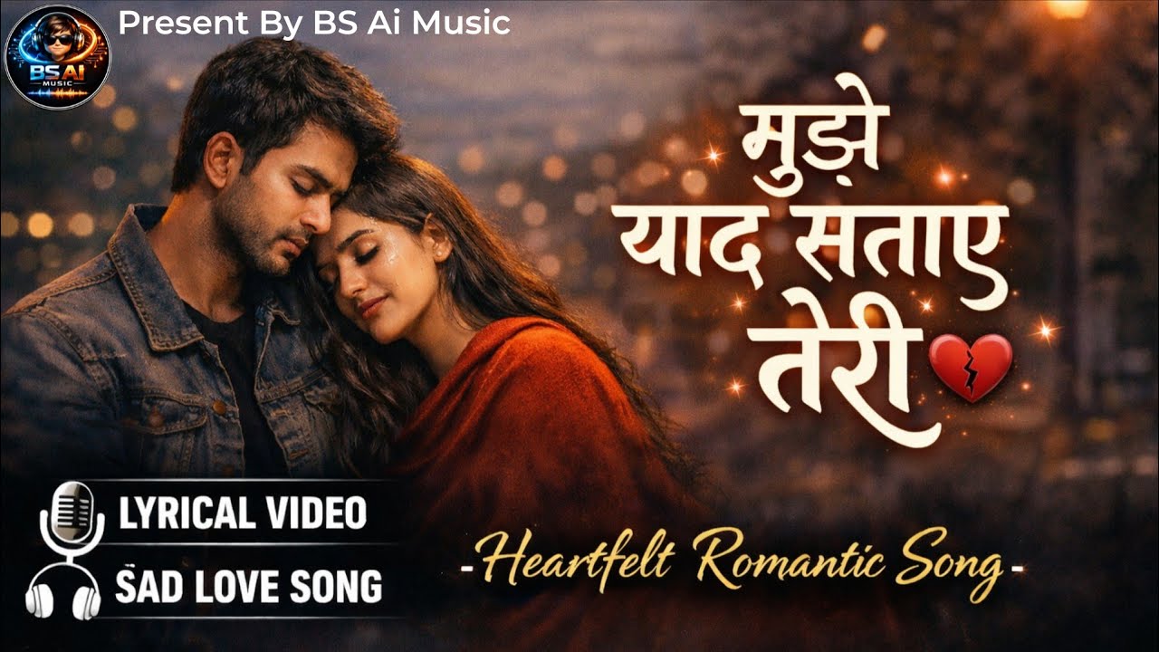 मुझे याद सताए तेरी 💔 | Heart Touching Sad Love Song | Arjit Singh | Lyrical Video 2026