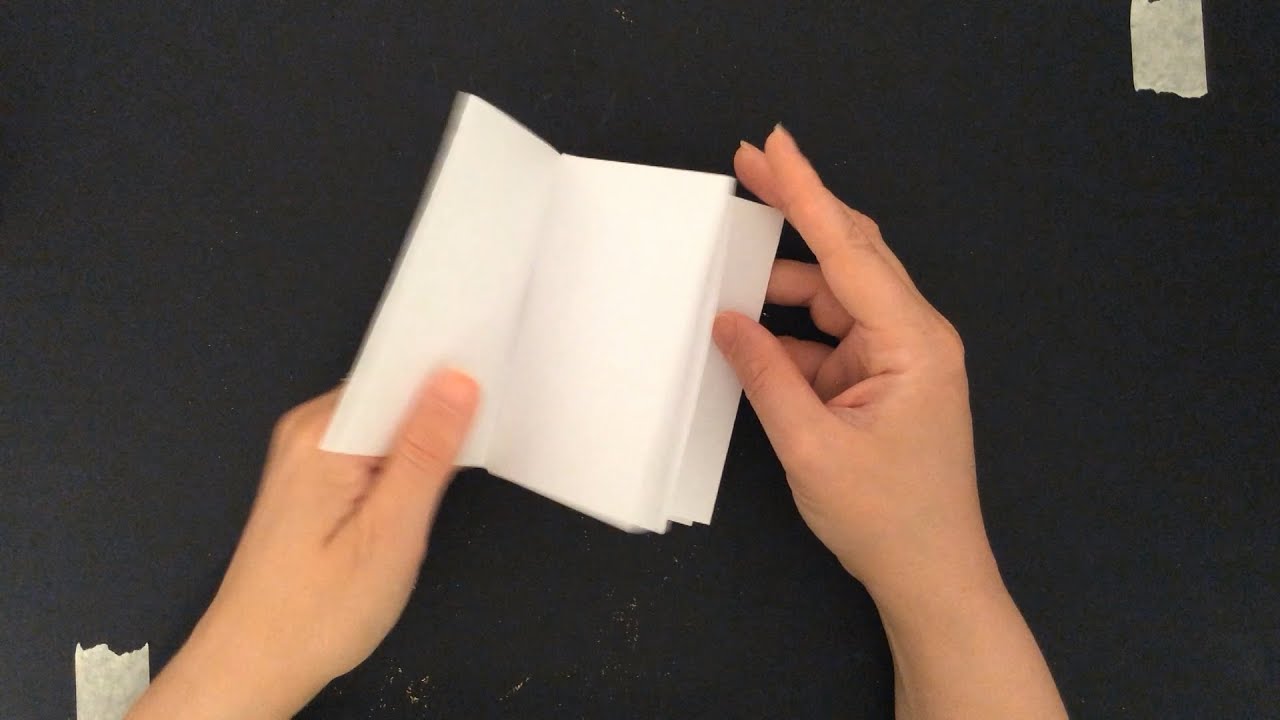 КАК СДЕЛАТЬ КНИГУ ИЗ ОДНОГО ЛИСТА БУМАГИ