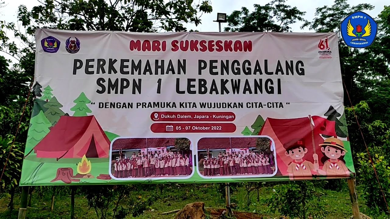 Perkemahan Pramuka 2022 SMPN 1 Lebakwangi Part 1