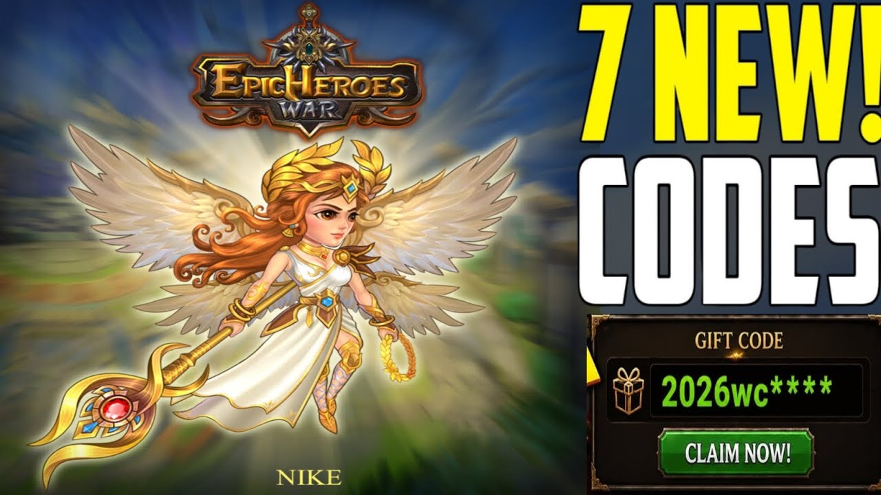 Epic Heroes War: Новый подарочный код 2026 🎁 Вышел НОВЫЙ код на Зевса (Забирай БЕСПЛАТНЫЕ награды...