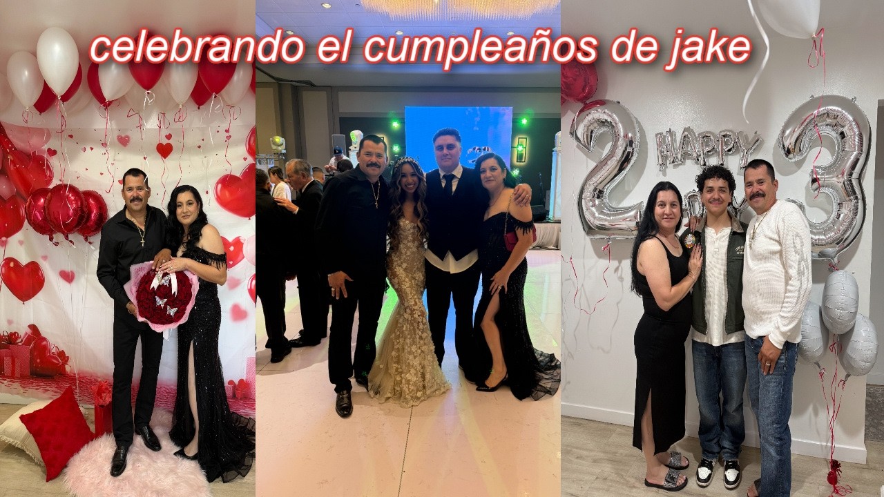 celebrando el cumpleaños de jake