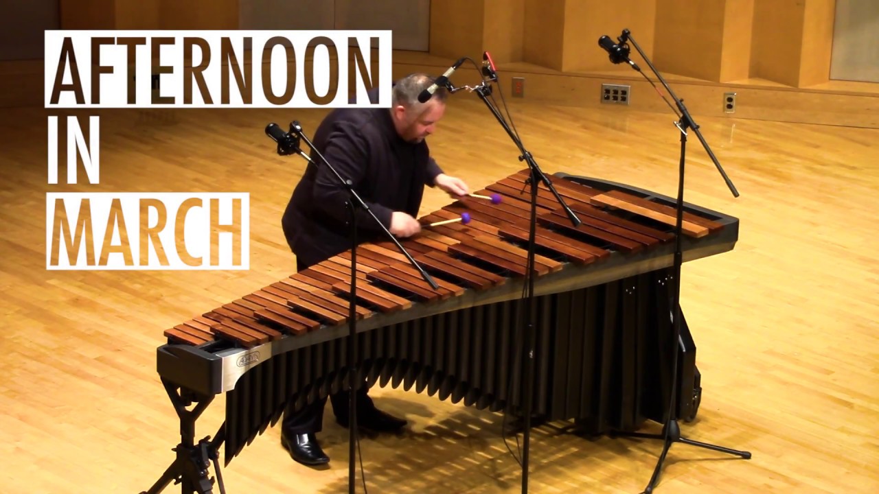 "Afternoon in March" by Gene Koshinski (two-mallet marimba solo)