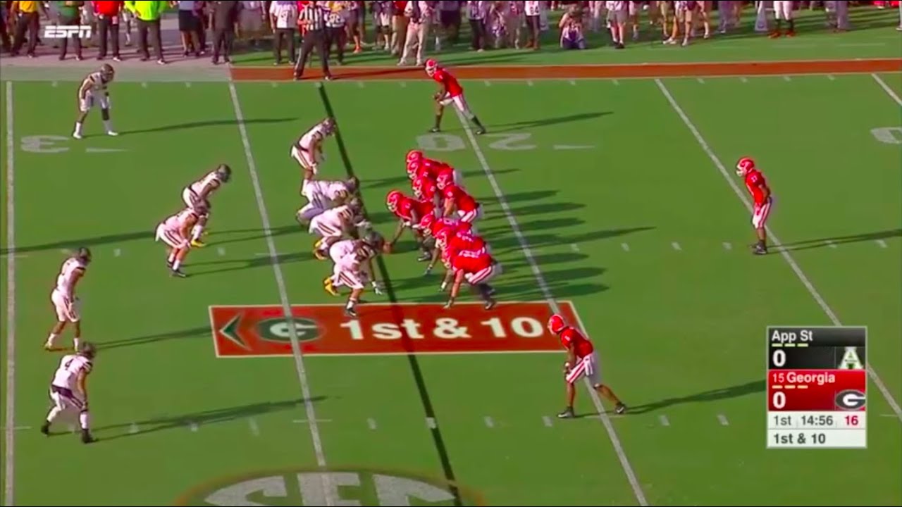 Appalachian State @ #15 Georgia -- 2017 Extended Highlights