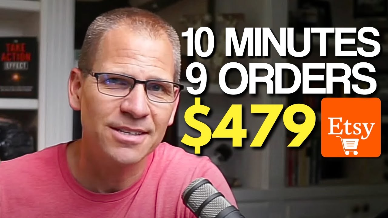 My Secret Etsy Sales Method Did $479 (10 Minutes of Work)
