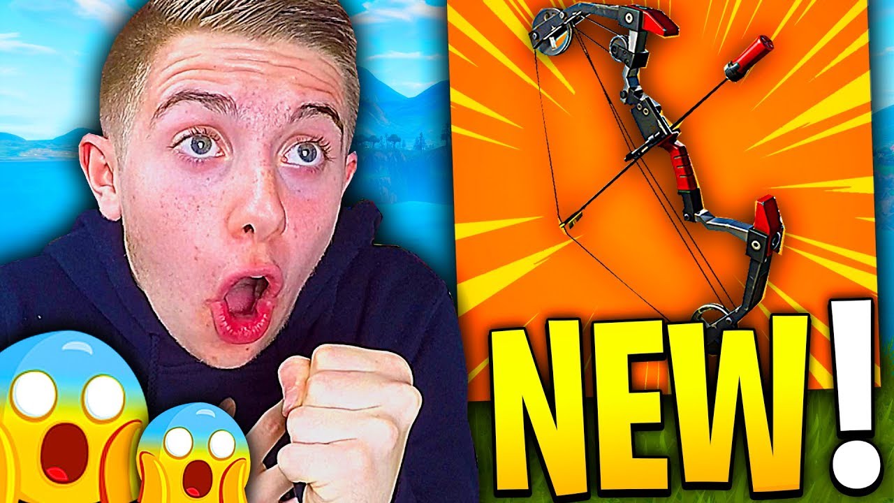 JE DÉCOUVRE LE NOUVEL ARC EXPLOSIF SUR FORTNITE BATTLE ROYALE !!!