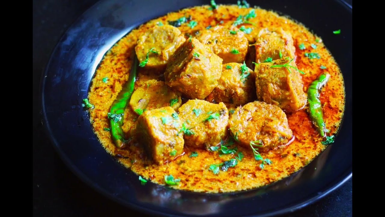   | मुँह में घुल जाने वाले नरम गट्टे की सब्ज़ी  😋 #besankisabji #marwarifood   #roti #spicyfood