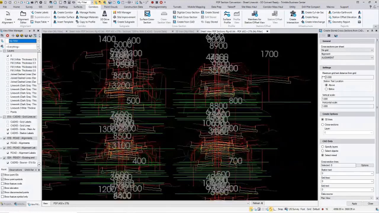 Digitalizing CAD Cross-Sections in TBC v5.20