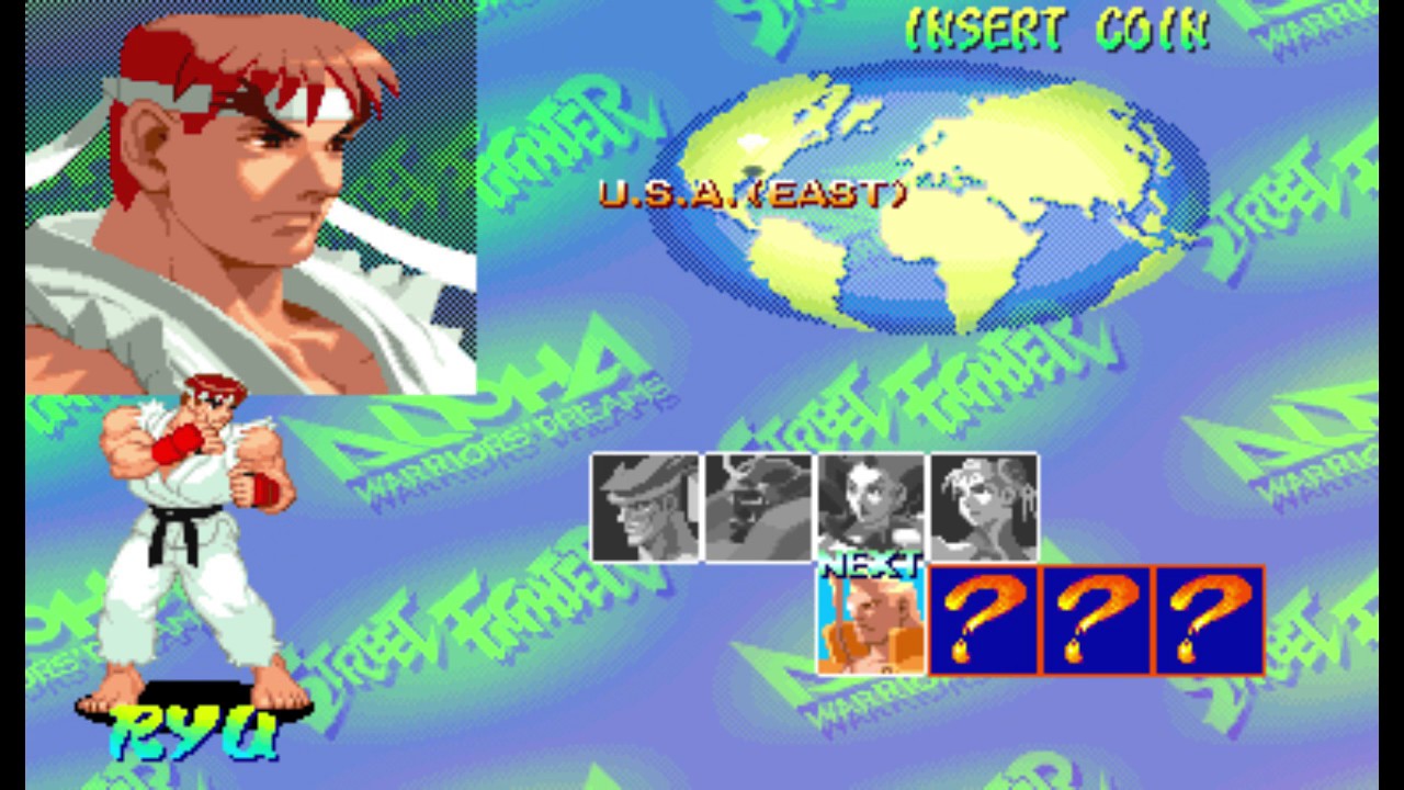 Street Fighter Alpha 1 ( Arcade ) - Ryu Playthrough ( Nov 22, 2016 )