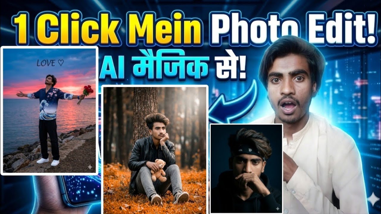 1 Click Main Photo Editing 😱 | AI Se Pro Edit Kaise Kare?#vikramthakor4kediting
