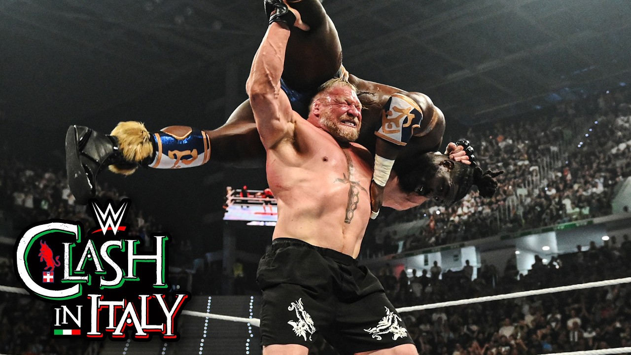 Оба Феми против Брока Леснара: лучшие моменты WWE Clash in Italy 2026