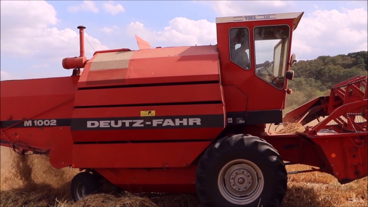 Deutz Fahr M 1002 im letzten  Weizen 2018!