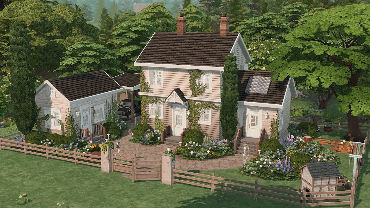 Grandmas Cottage | The Sims 4 Speed Build