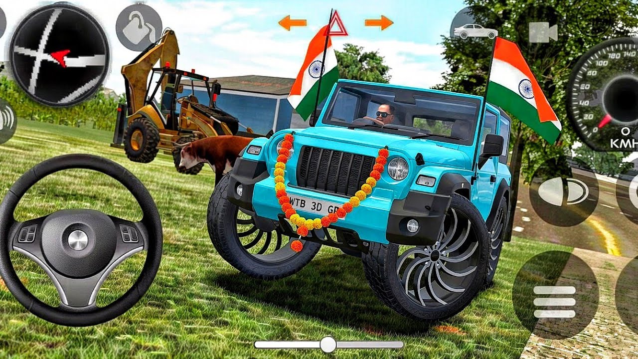 This Modified Cyan Mahindra Thar 😈 Shocked Me! | Android Car Game