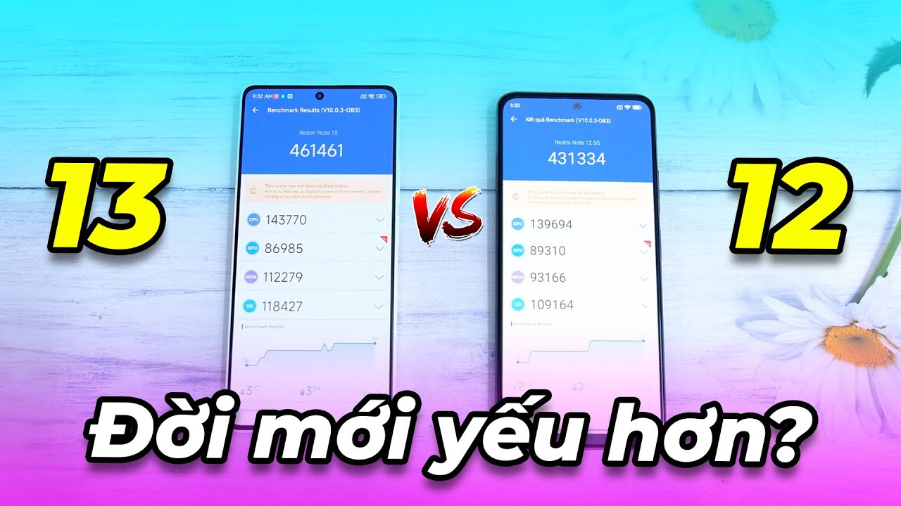 So sánh Redmi Note 13 Vs Redmi Note 12: Dimensity 6080 yếu hơn Snapdragon 4 Gen 1?