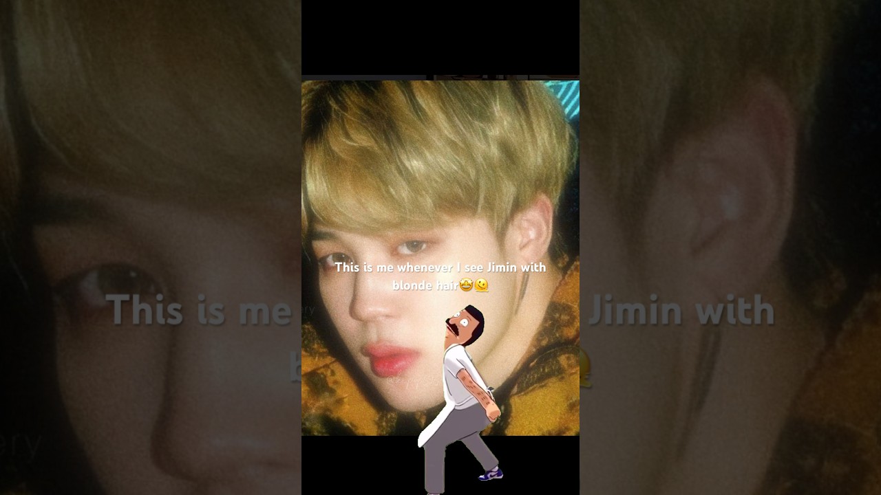 #Jimin with blonde hair🤩🫠🤌#bts #shorts