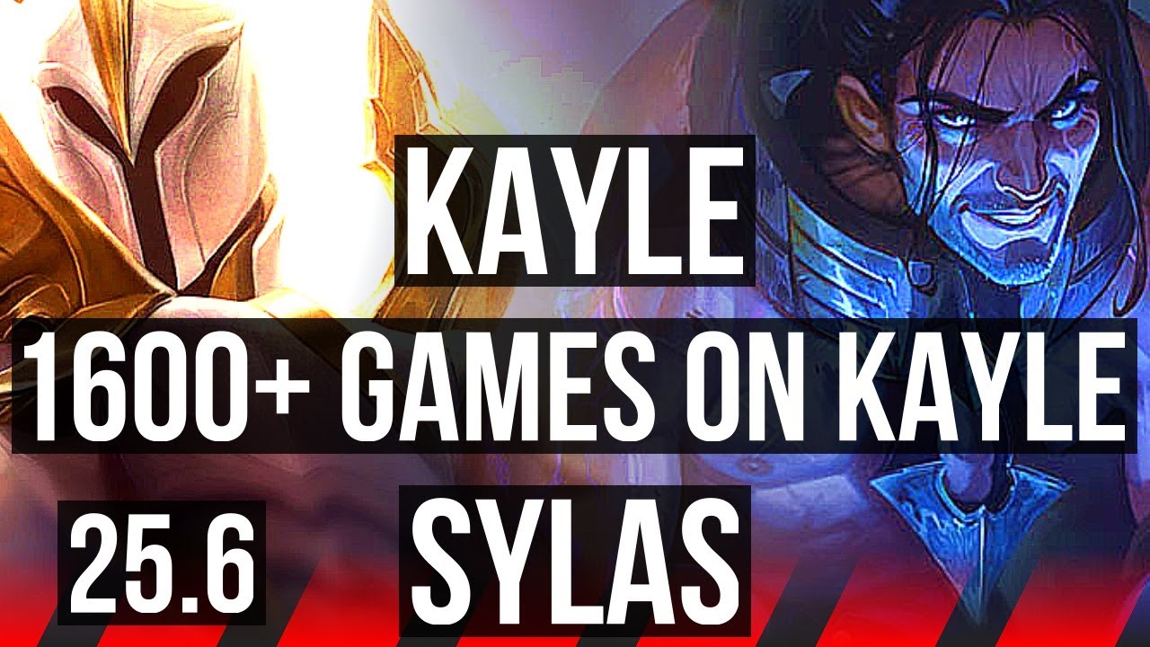 KAYLE vs SYLAS (TOP) | 9 solo kills, 11/1/2, Legendary, 1600+ games | KR Master | 25.6