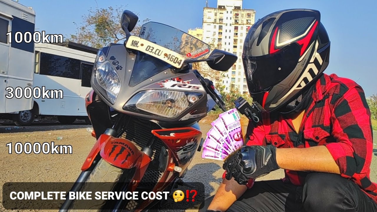 R15 V2 Ownership Review - Bike Service Me Kya Kya Hota Hai ⁉️ | Bike Servicing & Maintenance Cost
