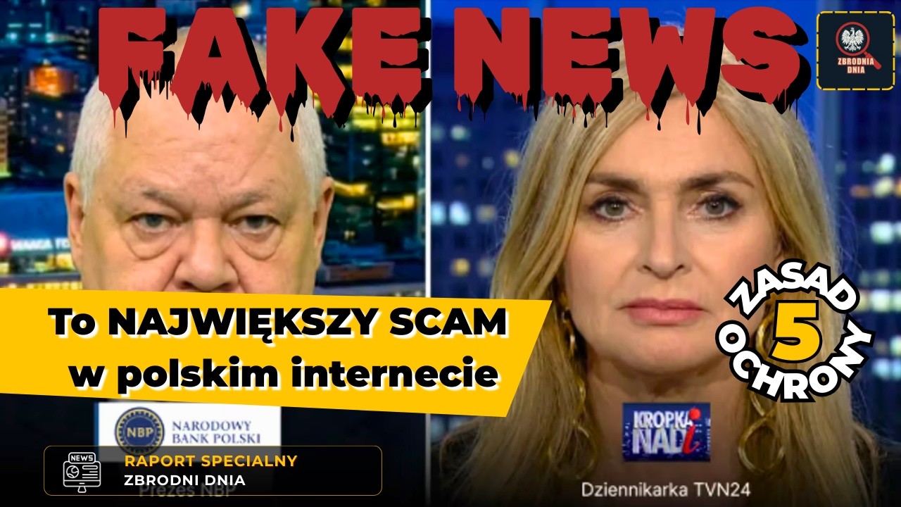 NBP, Monika Olejnik i 50 000 fałszywych stron. Jak DEEPFAKE i AI kradnie oszczędności Polak&oacute;w.