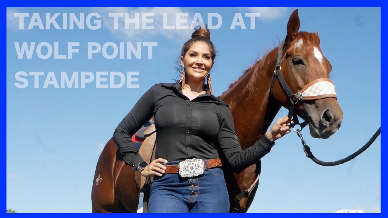 TAKING THE LEAD AT WOLF POINT STAMPEDE!