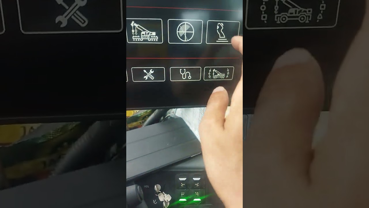 Управление краном TEREX TRT80