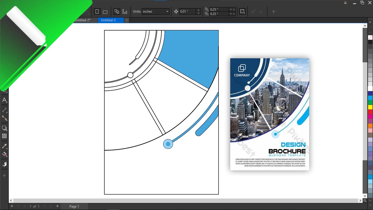 Create A Professional Business Flyer poster Design In CorelDRAW | Full Tutorials in CorelDRAW |