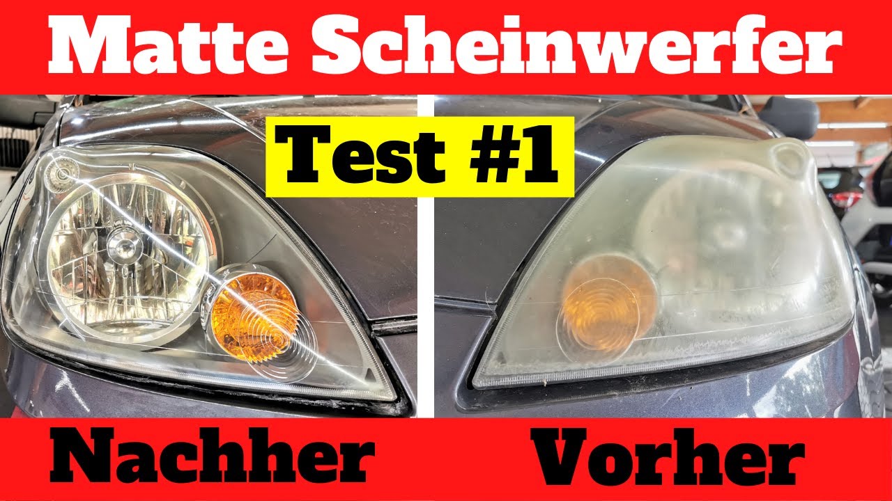 MATTE Scheinwerfer Aufbereiten | aus ALT mach NEU !