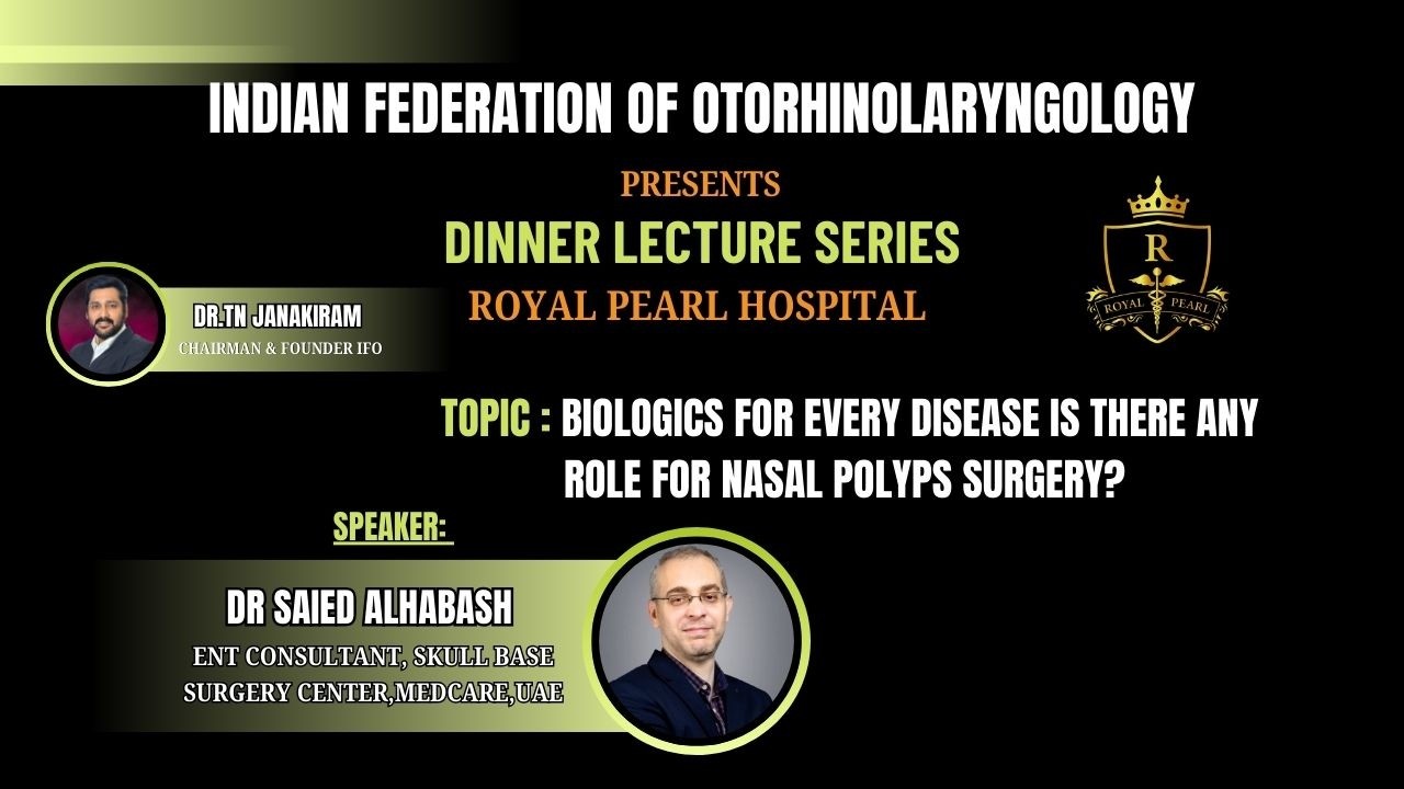 Biologics for every disease  Is there any role for Nasal polyps surgery ?