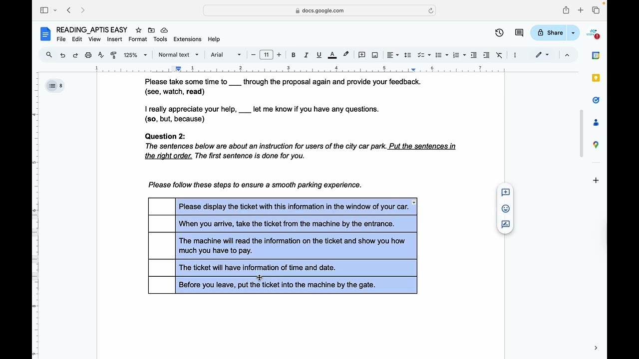 CHỮA ĐỀ READING APTIS C&Ugrave;NG APTIS EASY| TEST 04_PART 1+2