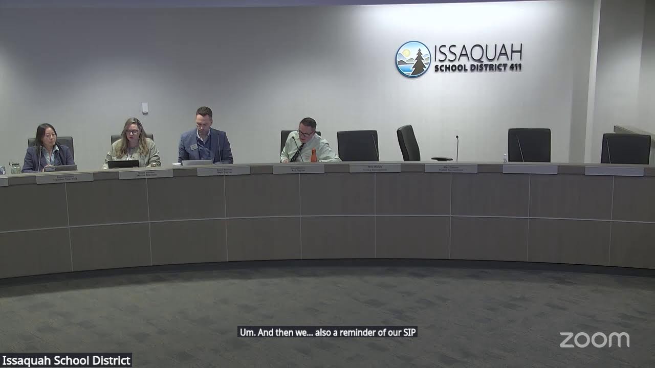 Issaquah School District Board Meeting 10/23/2025