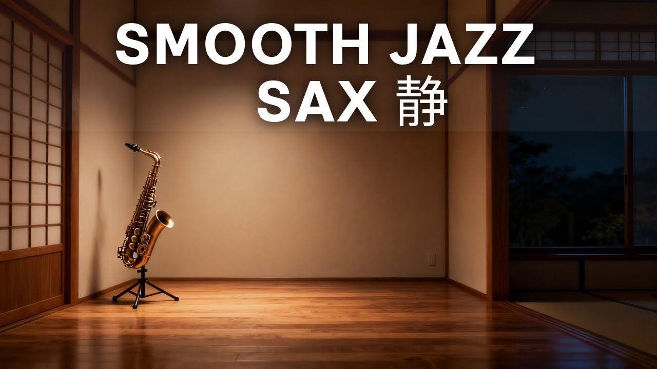 Midnight Smooth Jazz Sax 🎷 Calm Night Ambience 静