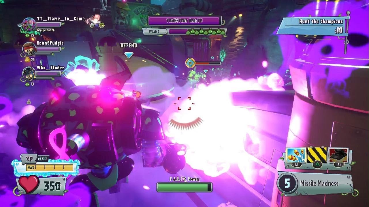 Plants vs Zombies GW2 Graveyard ops #1