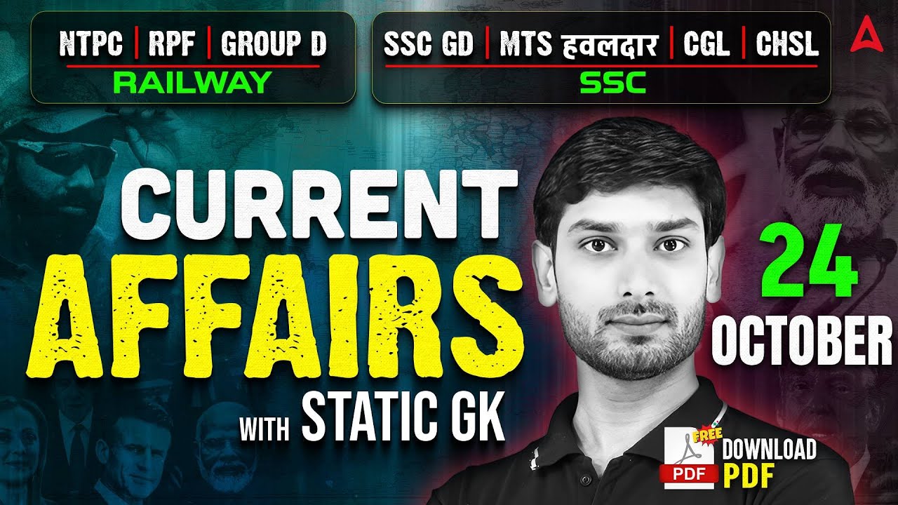 Current Affairs Today | 24 Oct Current Affairs 2025 | Daily Current Affairs by Ashutosh Sir