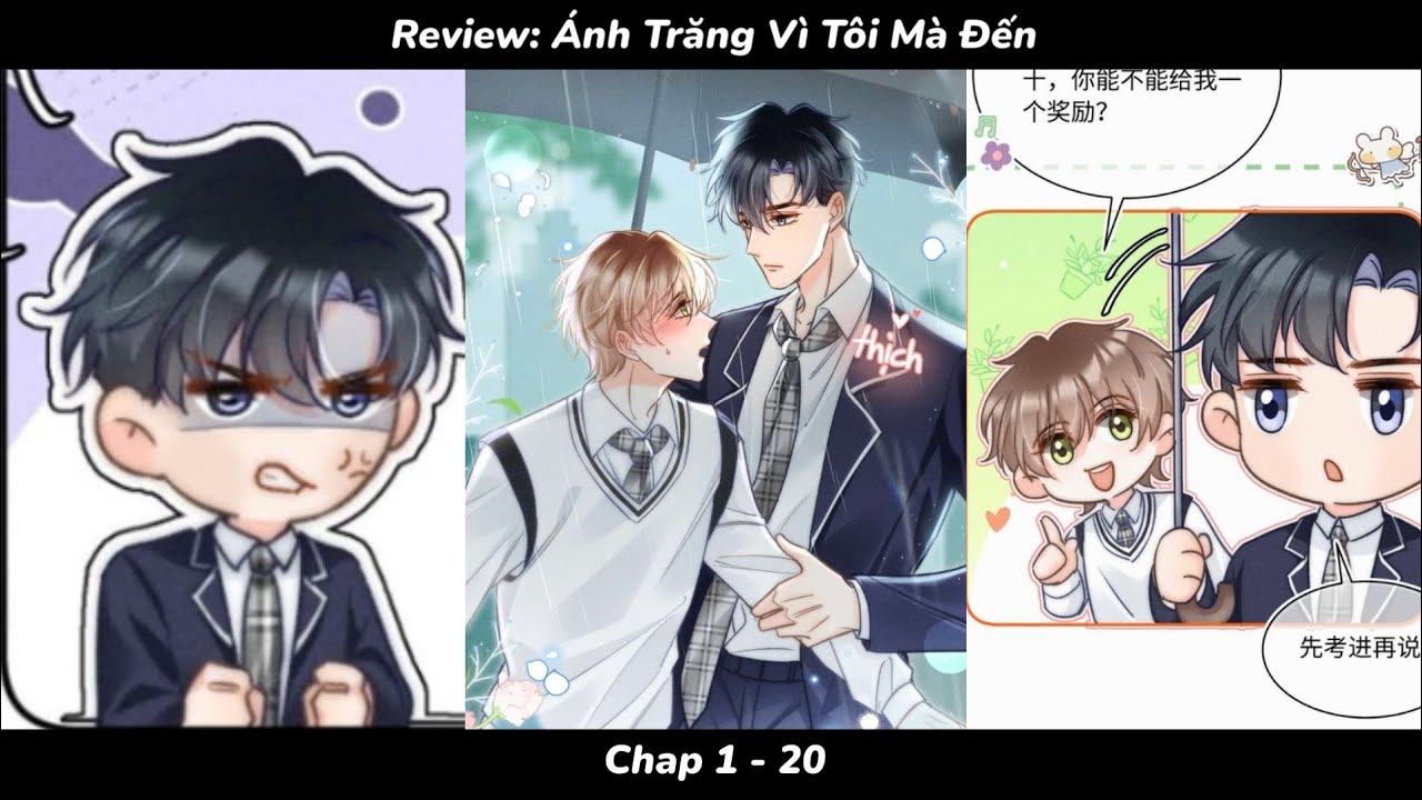Review Truyện Tranh Thanh Xuân: Ánh Trăng Vì Tôi Mà Đến || Dii Dii