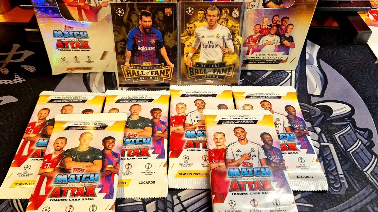 HALL OF FAME FC BARCELONA, MADRID TOPPS MATCH ATTAX 2026! DANIELOS FOOTBALL CARDS! EPISODE 2