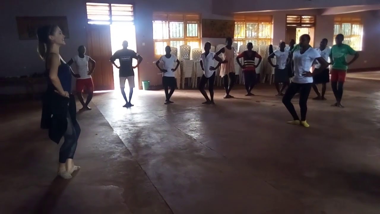Teaching Beginner Ballet in Uganda