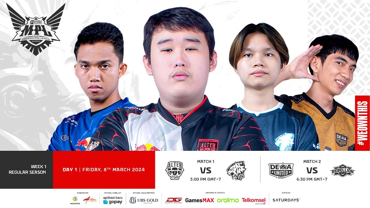 🔴 LIVE | MPL ID S13 | Regular Season | Day 1 Week 1