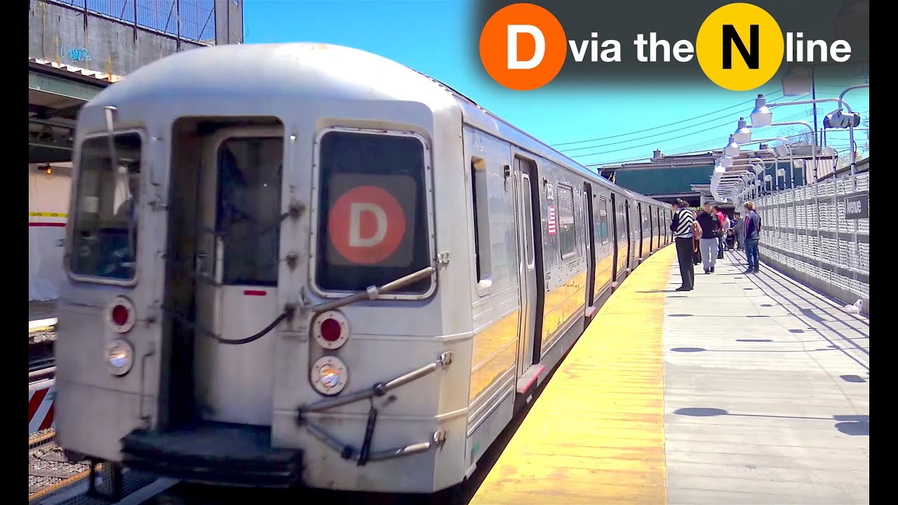 ⁴ᴷ D Trains Rerouted via the N Line Action